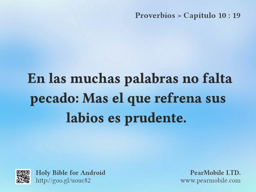 Proverbios, Capítulo 10:19
